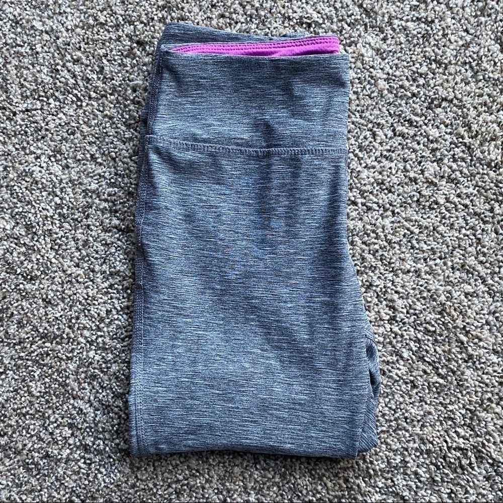 Marika Cropped Leggings Heather Gray Sz Small - Picture 5 of 5